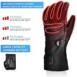 Dr.Warm Unisex Waterproof Electric Battery Heated Leather Gloves -Hestra Clothing Store dr warm unisex waterproof electric battery heated leather gloves 24