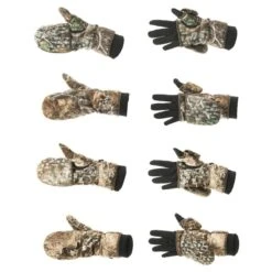 DSG Womens Flip Top Mitten 3.0 With Glove Liner - Realtree Edge