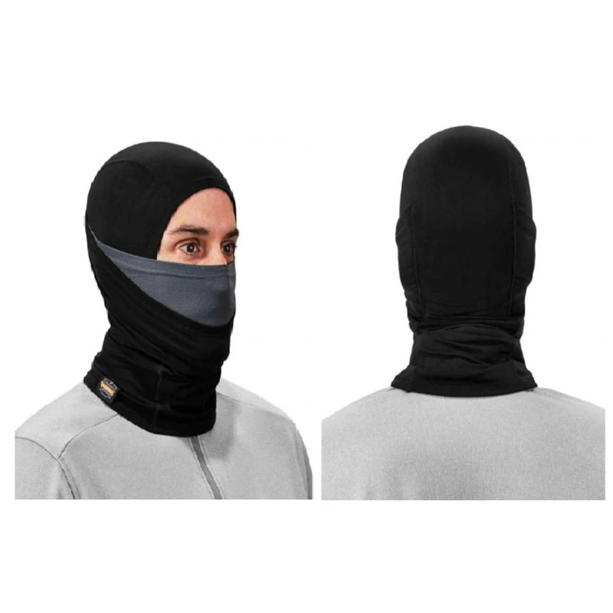 Ergodyne N-Ferno 6844 Dual-Layer Balaclava Face Mask - Black 5 Ergodyne N-Ferno 6844 Dual-Layer Balaclava Face Mask - Black - Image 3