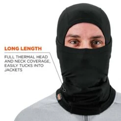 Ergodyne N-Ferno 6844 Dual-Layer Balaclava Face Mask - Black 13 Ergodyne N-Ferno 6844 Dual-Layer Balaclava Face Mask - Black -Hestra Clothing Store ergodyne n ferno 6844 dual layer balaclava face mask black 119