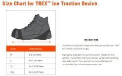 Ergodyne Trex 6300 Slip-On Ice Cleats -Hestra Clothing Store ergodyne trex ice traction cleats 59