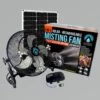 ExtremeMIST 3-n-1 Portable Misting Fan With Solar Panel, Mist Pump And 16ft Mist Line Attachment -Hestra Clothing Store extrememist 3 n 1 portable misting fan with solar panel mist pump and 16ft mist line attachment 133