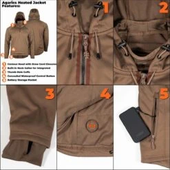 Fieldsheer Mobile Warming 7.4V Mens Agarics Performance Pullover Heated Jacket -Hestra Clothing Store fieldsheer mobile warming 7 4v men s agarics performance pullover heated jacket 23