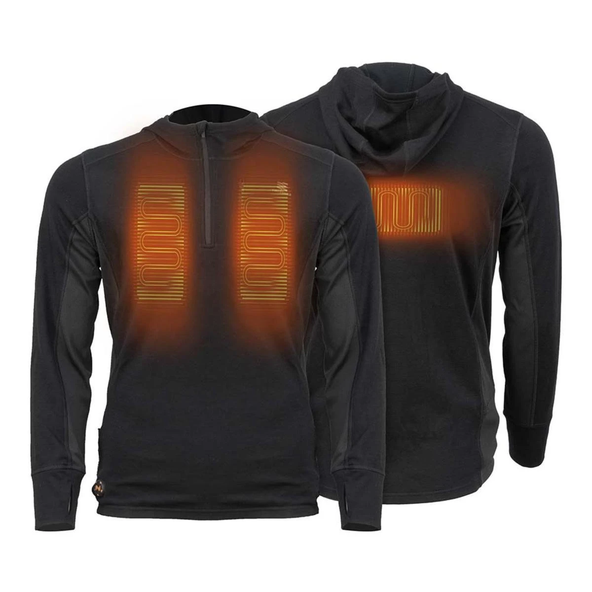 Fieldsheer Mobile Warming 7.4V Mens Merino Baselayer Heated Shirt 4 Fieldsheer Mobile Warming 7.4V Mens Merino Baselayer Heated Shirt - Image 2