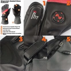 Fieldsheer Mobile Warming 7.4V Unisex Slope Style Heated Gloves -Hestra Clothing Store fieldsheer mobile warming 7 4v unisex slope style heated gloves 22