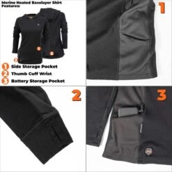 Fieldsheer Mobile Warming 7.4V Womens Merino Baselayer Heated Shirt 7 Fieldsheer Mobile Warming 7.4V Womens Merino Baselayer Heated Shirt -Hestra Clothing Store fieldsheer mobile warming 7 4v women s merino baselayer heated shirt 12