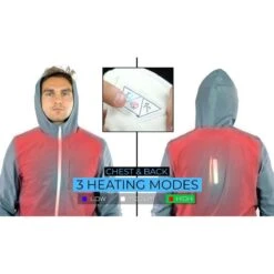FNDN Heated LED Athletic Jacket With Built-In Heated Gloves -Hestra Clothing Store fndn heated led athletic jacket with built in heated gloves 198