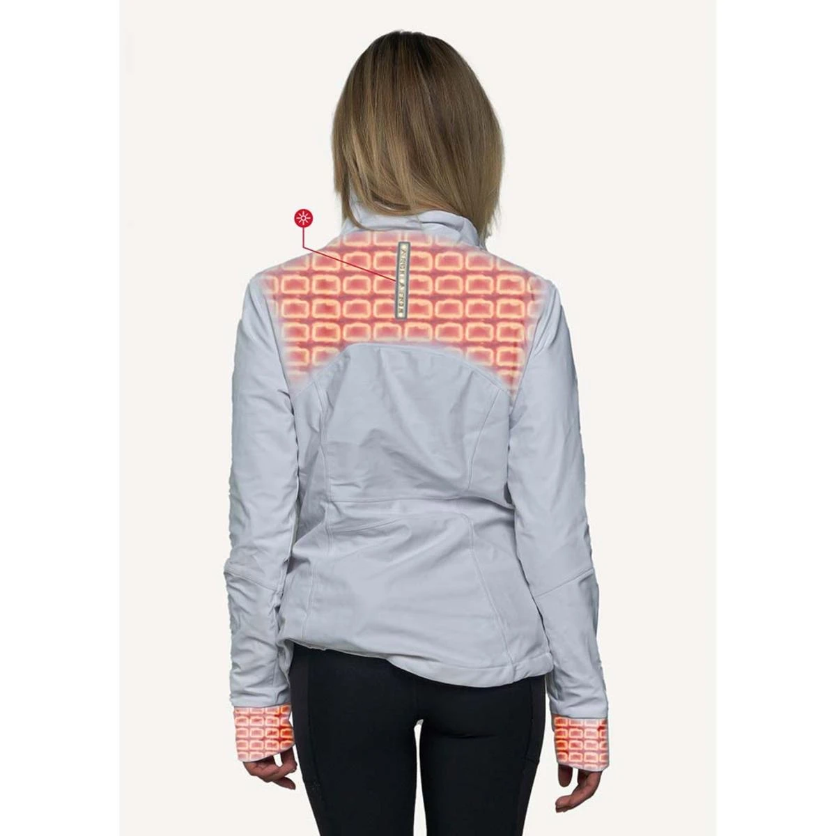 FNDN Heated Womens LED Athletic Jacket With Built-In Heated Gloves 5 FNDN Heated Womens LED Athletic Jacket With Built-In Heated Gloves - Image 3