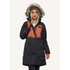 FNDN Womens Heated Parka With Built-in Heated Gloves -Hestra Clothing Store fndn women s heated parka with built in heated gloves 203