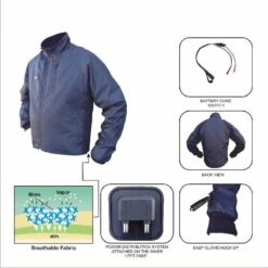 Gears Canada 12V Gen X-3 Mens Heated Jacket Liner -Hestra Clothing Store gears canada 12v gen x 3 men s heated jacket liner 89