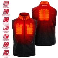 Gerbing 7V Mens Thermite Fleece Heated Vest 2.0 -Hestra Clothing Store gerbing 7v men s thermite fleece heated vest 2 0 127