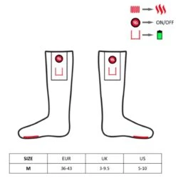 Glovii Battery Heated Slipper Socks -Hestra Clothing Store glovii battery heated slipper socks 29