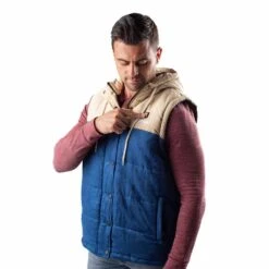 Gobi Heat Mens Colt Heated Vest With Hood -Hestra Clothing Store gobi heat men s colt heated vest with hood 14