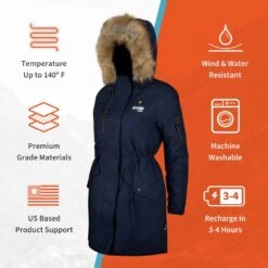 Gobi Heat Womens Terra Heated Parka -Hestra Clothing Store gobi heat women s terra heated parka 18