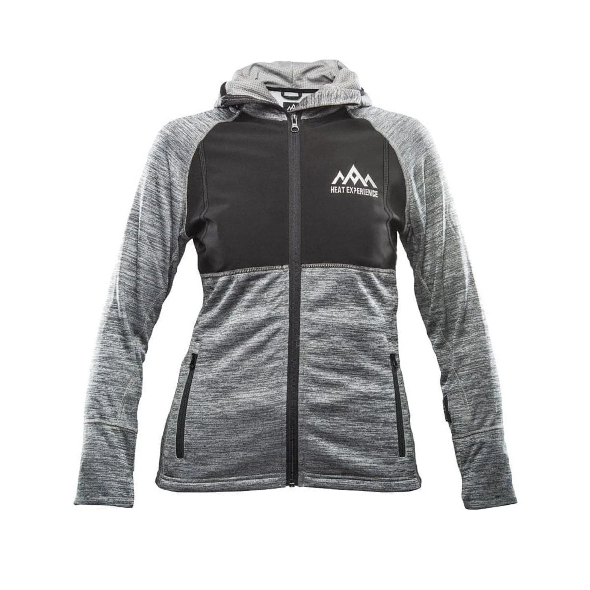 Heat Experience Womens HeatX Heated Anyday Zip-Hoodie 3 Heat Experience Womens HeatX Heated Anyday Zip-Hoodie