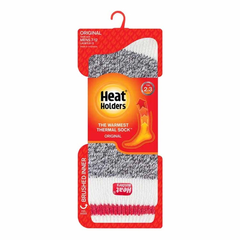 Heat Holders Mens Jeffrey Original Cream Block Twist Crew Socks 5 Heat Holders Mens Jeffrey Original Cream Block Twist Crew Socks - Image 3