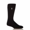 Heat Holders Mens Lite Dunlin Solid Crew Socks - Black