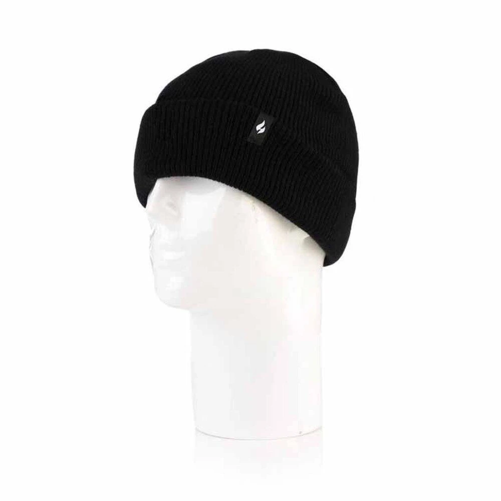 Heat Holders Mens Oran Solid Flat Knit Roll Up Hat 3 Heat Holders Mens Oran Solid Flat Knit Roll Up Hat