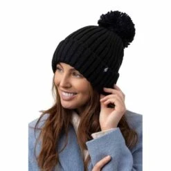 Heat Holders Womens Arden Ribbed Knit Roll Up Hat With Pom Pom 15 Heat Holders Womens Arden Ribbed Knit Roll Up Hat With Pom Pom -Hestra Clothing Store heat holders women s arden ribbed knit roll up hat with pom pom 14