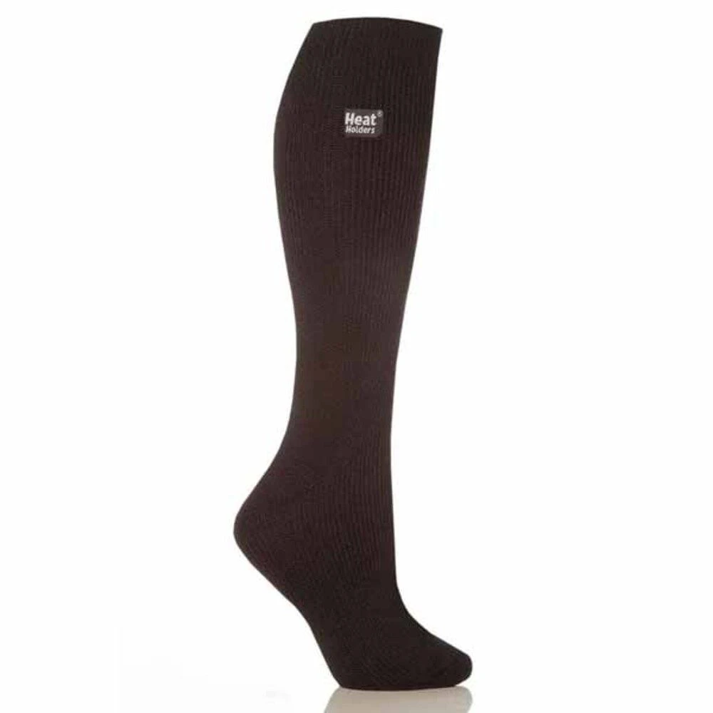 Heat Holders Womens Ashley Original Solid Long Socks - Black 3 Heat Holders Womens Ashley Original Solid Long Socks - Black