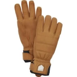 Hestra Alpine Leather Primaloft 5-Finger Gloves -Hestra Clothing Store hestra alpine leather primaloft 5 finger gloves 153