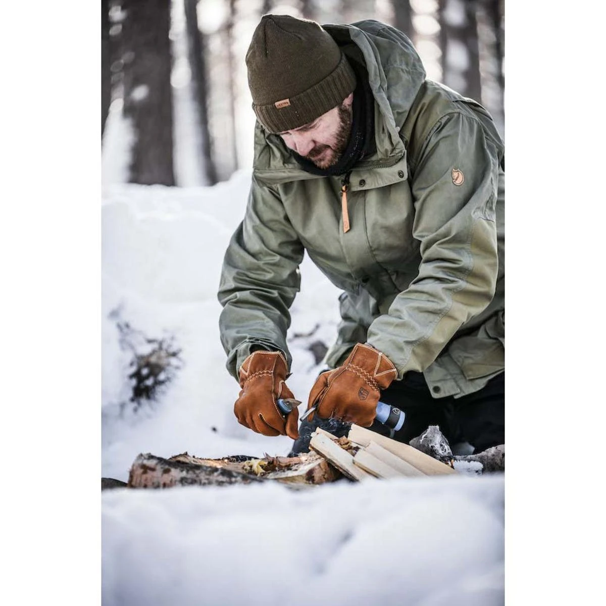 Hestra Oden Nubuck Leather Gloves 8 Hestra Oden Nubuck Leather Gloves - Image 6