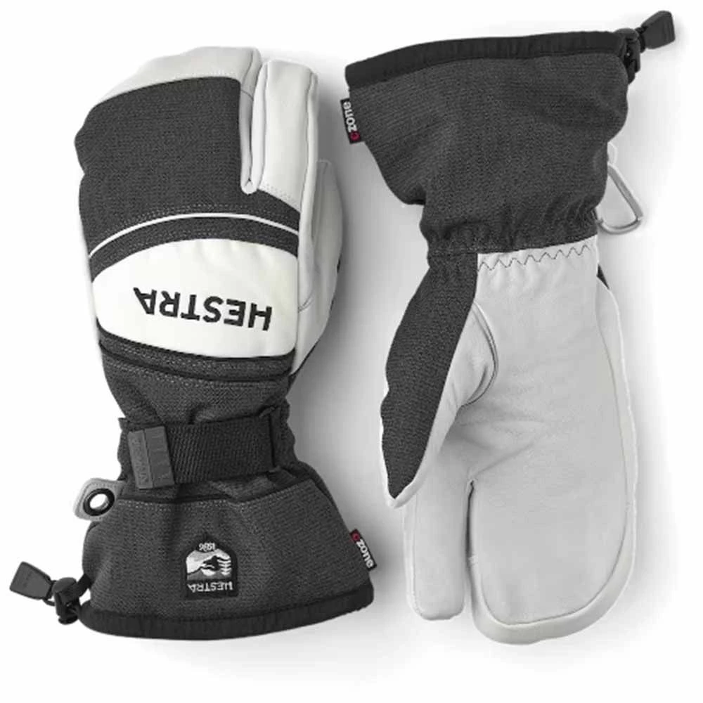 Hestra Unisex Army Leather Coach Czone 3-Finger Gloves 3 Hestra Unisex Army Leather Coach Czone 3-Finger Gloves