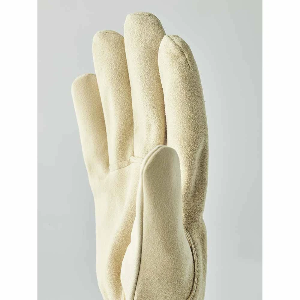 Hestra Unisex Chamois Leather Work Gloves 7 Hestra Unisex Chamois Leather Work Gloves - Image 5