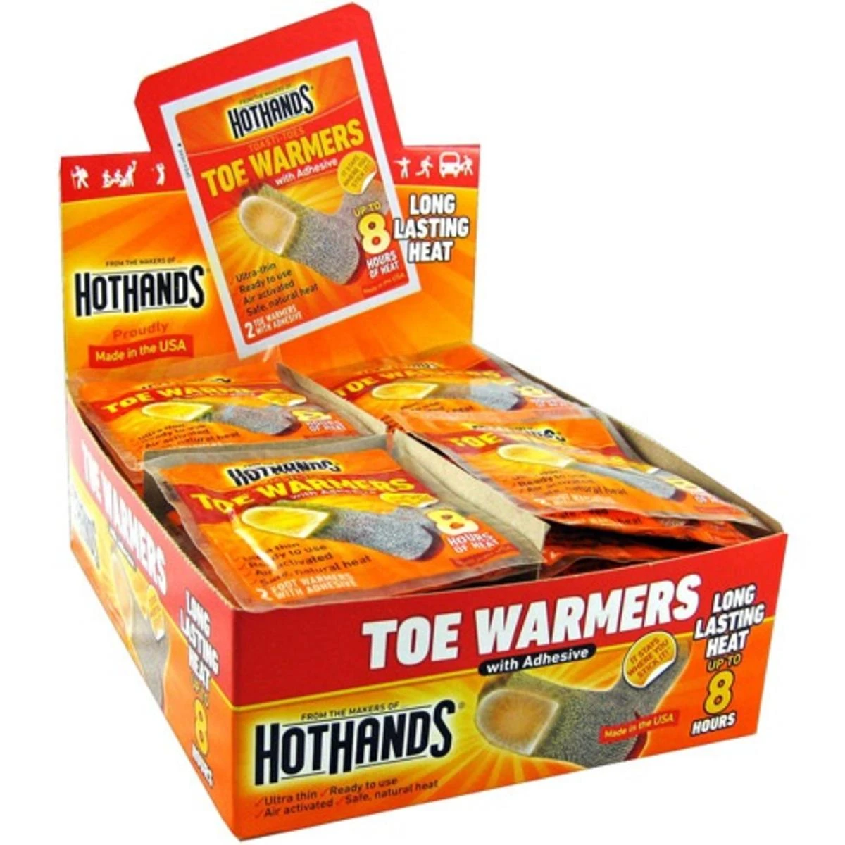 HotHands Toasti Toes 8 Hour Toe Warmers - 40 Pack Case 5 HotHands Toasti Toes 8 Hour Toe Warmers - 40 Pack Case - Image 3