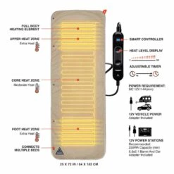 Ignik Flipside Heated Bed Cover - Tan -Hestra Clothing Store ignik flipside heated bed cover tan 8