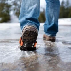 Impacto Midcleat Ice Cleats Flips For Outdoor To Indoor - Black -Hestra Clothing Store impacto midcleat ice cleats flips for outdoor to indoor black 105