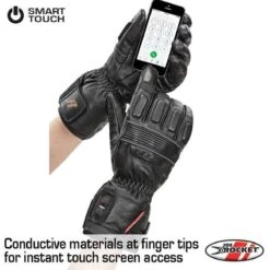 Joe Rocket Burner 7V Heated Leather Glove -Hestra Clothing Store joe rocket burner 7v heated leather glove 47