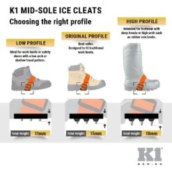 K1 Ice Cleats Original Mid-Sole Ice Cleats High-Profile 18 K1 Ice Cleats Original Mid-Sole Ice Cleats High-Profile -Hestra Clothing Store k1 ice cleats original mid sole ice cleats high profile 121