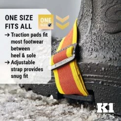 K1 Ice Cleats Original Mid-Sole Ice Cleats High-Profile Intrinsic - Hi-Vis -Hestra Clothing Store k1 ice cleats original mid sole ice cleats high profile intrinsic hi vis 108