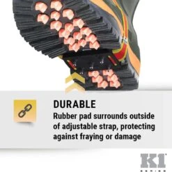 K1 Ice Cleats Original Mid-Sole Ice Cleats High-Profile Intrinsic - Hi-Vis -Hestra Clothing Store k1 ice cleats original mid sole ice cleats high profile intrinsic hi vis 109