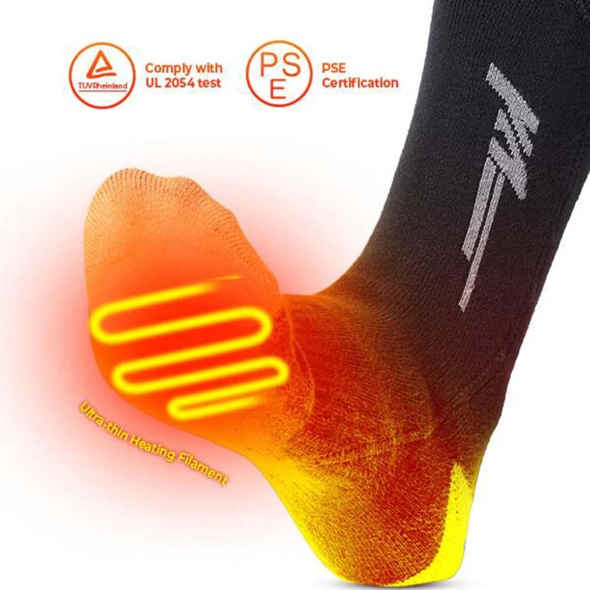 Kemimoto High-End Heated Socks With Rechargeable Batteries And Remote Control 7 Kemimoto High-End Heated Socks With Rechargeable Batteries And Remote Control - Image 5