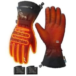 Kemimoto UTV Motorcycle Waterproof Heated Gloves