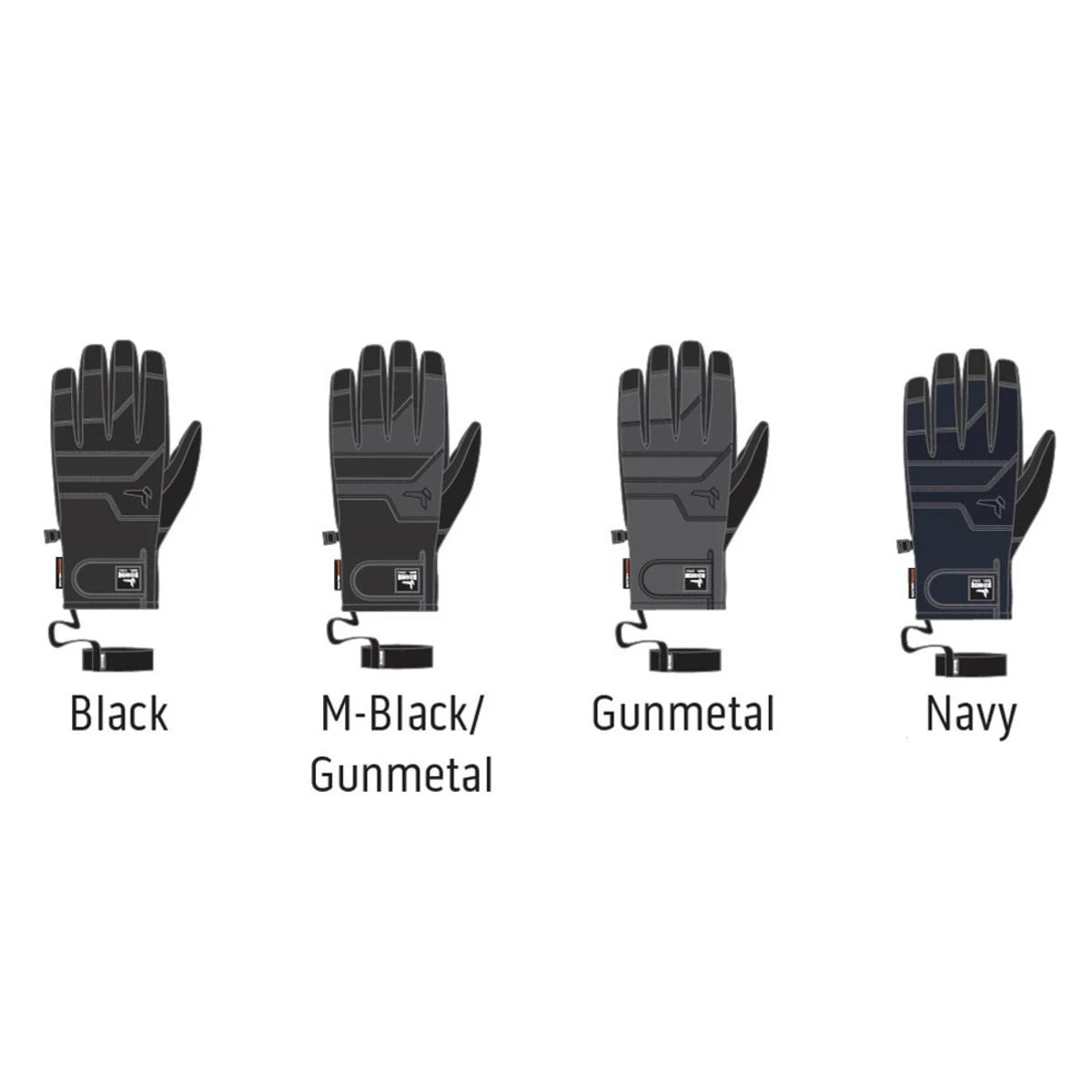 Kombi Mens Storm Cuff Short Gloves 8 Kombi Mens Storm Cuff Short Gloves - Image 6