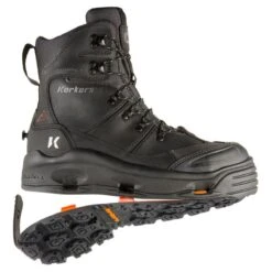 Korkers Mens Snowjack Pro Safety Winter Work Boots With Ninety Degree Sole