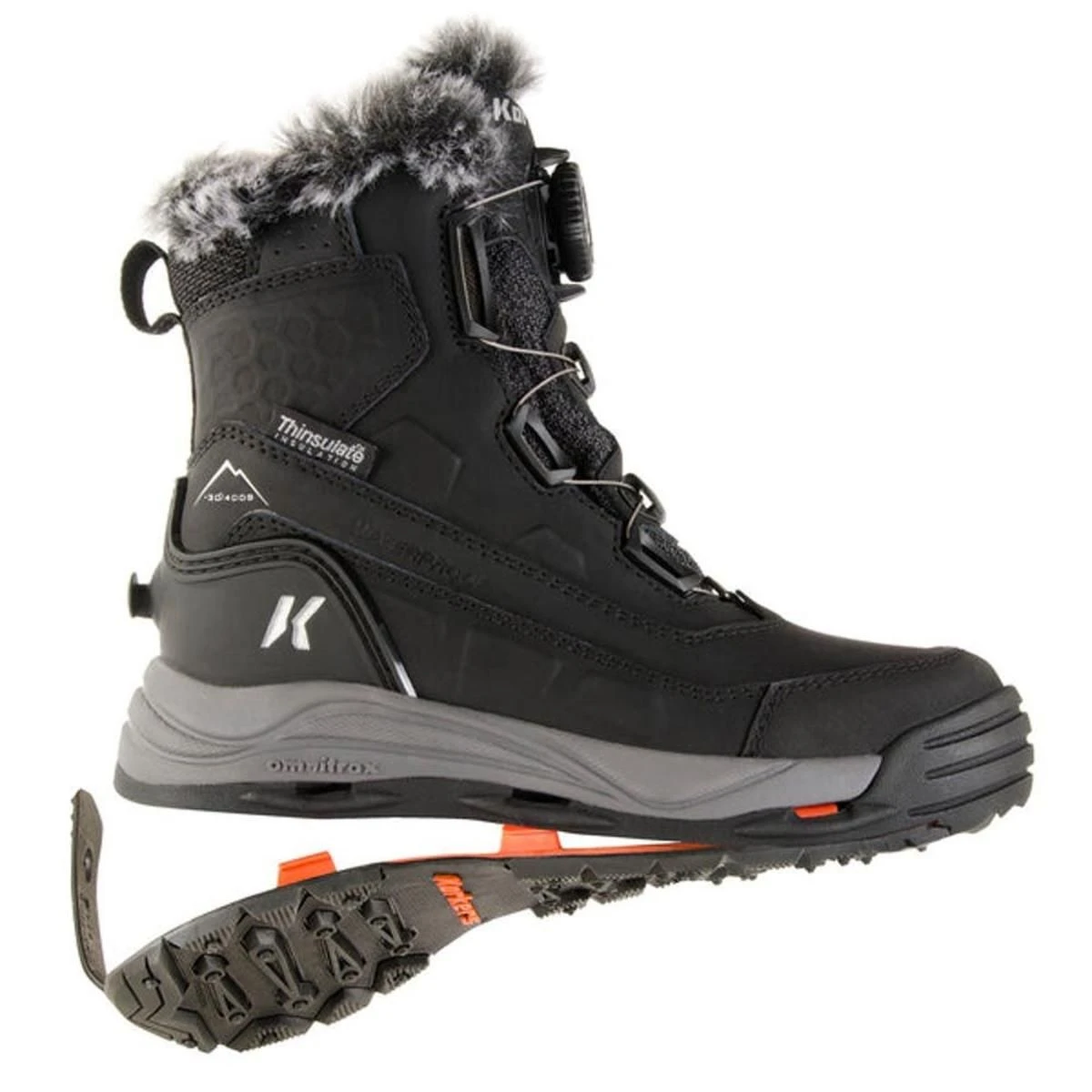 Korkers Womens Snowmageddon Boa Winter Boots With SnowTrac Sole 3 Korkers Womens Snowmageddon Boa Winter Boots With SnowTrac Sole