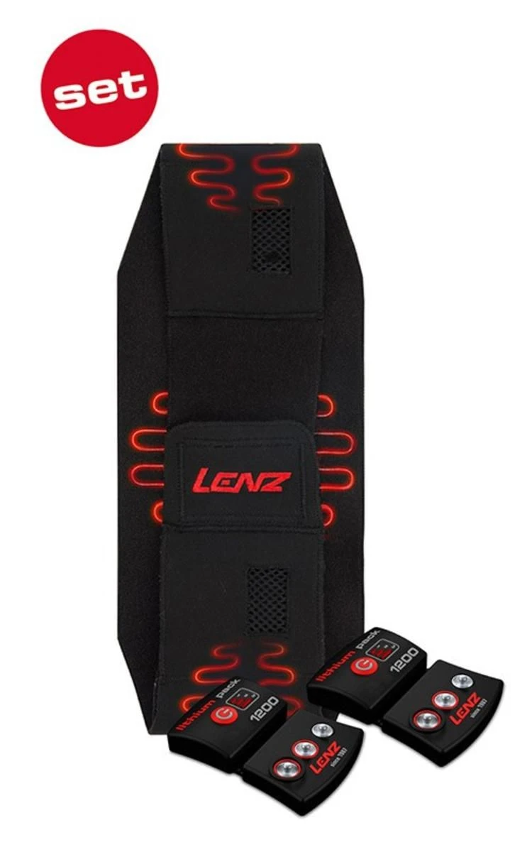 Lenz Heat Bandage 1.0 W/rcB 1200 Battery Pack 3 Lenz Heat Bandage 1.0 W/rcB 1200 Battery Pack