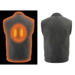 Milwaukee Leather 7.4V Mens Leather Club Style Vest With Heated And Cool Technology -Hestra Clothing Store milwaukee leather 7 4v men s leather club style vest with heated and cool technology 102