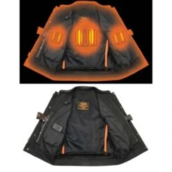 Milwaukee Leather 7.4V Mens Leather Club Style Vest With Heated And Cool Technology -Hestra Clothing Store milwaukee leather 7 4v men s leather club style vest with heated and cool technology 104