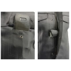 Milwaukee Leather 7.4V Mens Leather Club Style Vest With Heated And Cool Technology -Hestra Clothing Store milwaukee leather 7 4v men s leather club style vest with heated and cool technology 106