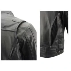 Milwaukee Leather 7.4V Mens True All Seasons Leather Jacket With Heated And Cool Technology -Hestra Clothing Store milwaukee leather 7 4v men s true all seasons leather jacket with heated and cool technology 103