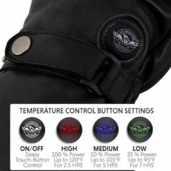 Milwaukee Leather Mens 7V Leather Heated Winter Gloves -Hestra Clothing Store milwaukee leather men s 7v leather heated winter gloves 10