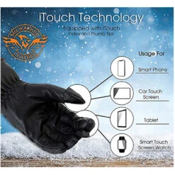 Milwaukee Leather Mens 7V Leather Heated Winter Gloves -Hestra Clothing Store milwaukee leather men s 7v leather heated winter gloves 13