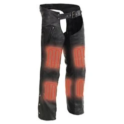 Milwaukee Leather Mens Leather Chaps With Zippered Thigh Pockets & Heated Technology -Hestra Clothing Store milwaukee leather men s leather chaps with zippered thigh pockets heated technology 114