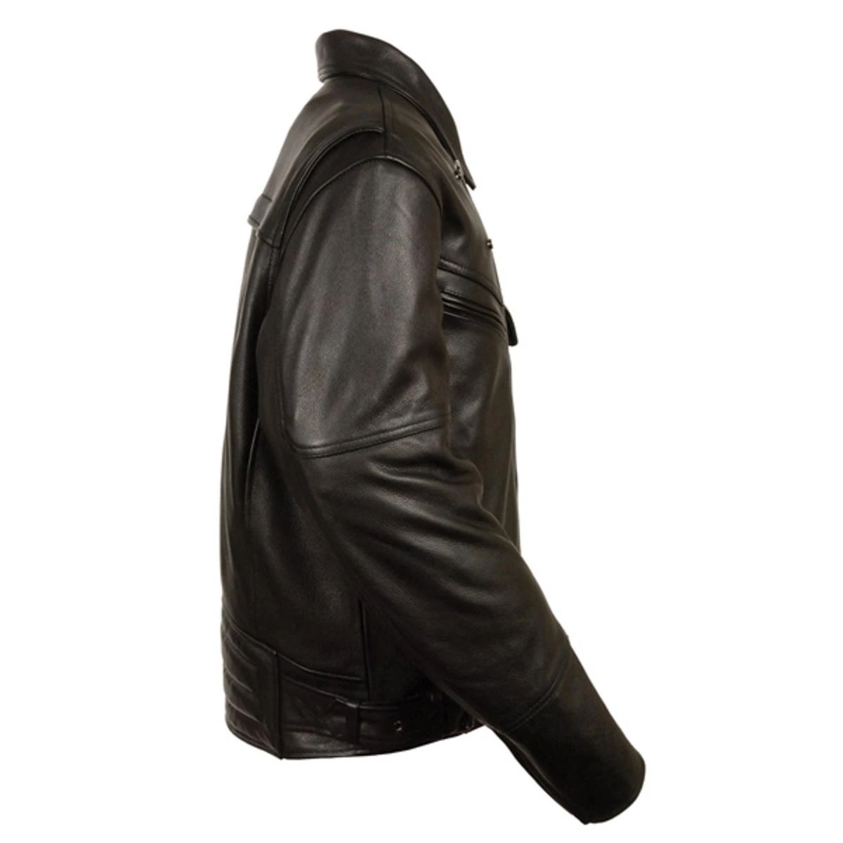 Milwaukee Leather Mens Side Set Belt Utility Pocket Motorcycle Jacket 5 Milwaukee Leather Mens Side Set Belt Utility Pocket Motorcycle Jacket - Image 3