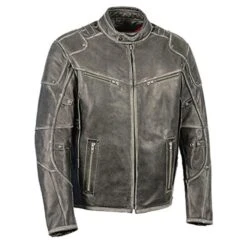 Milwaukee Leather Mens Vintage Distressed Triple Vented Jacket